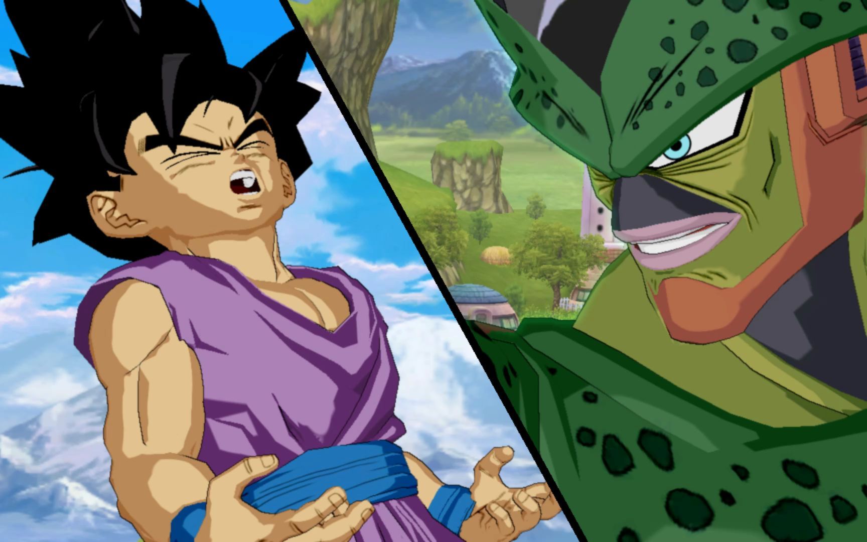 龙珠突破极限悟饭vs沙鲁_哔哩哔哩bilibili