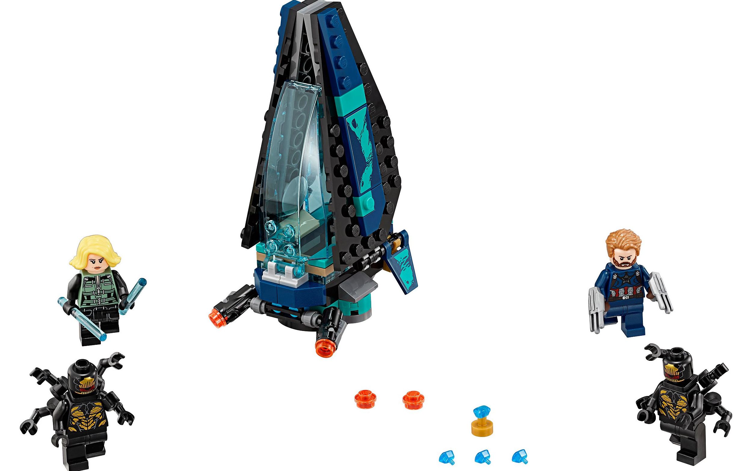 乐高 lego 76101 超级英雄 先驱者号运输船攻袭 2018速拼评测