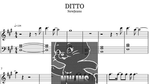 NewJeans – Ditto – DooPiano