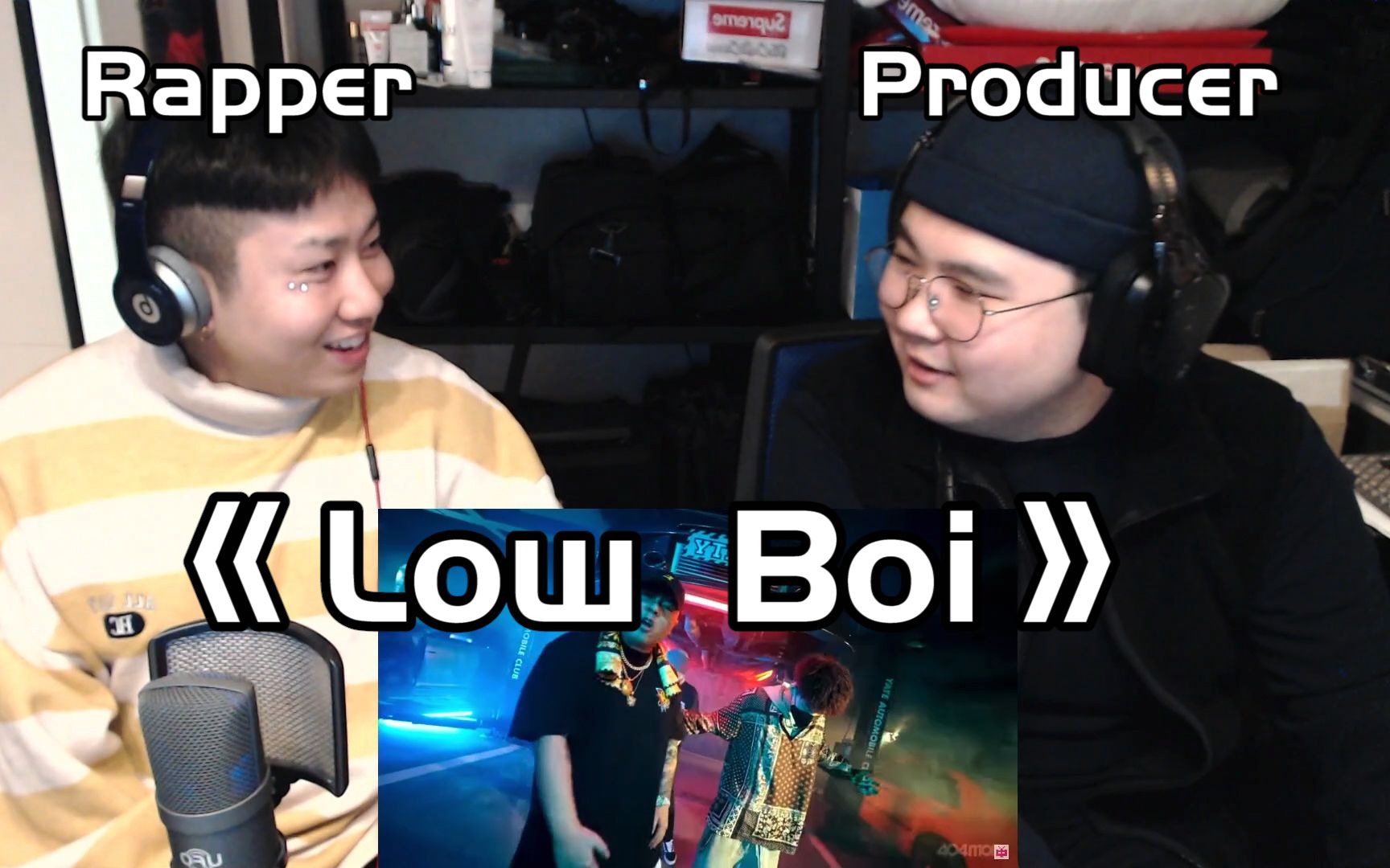 [图]韩国说唱团体看 贝贝& AZ阿之《Low Boi》，感觉阿之声音风头盖过贝贝？？