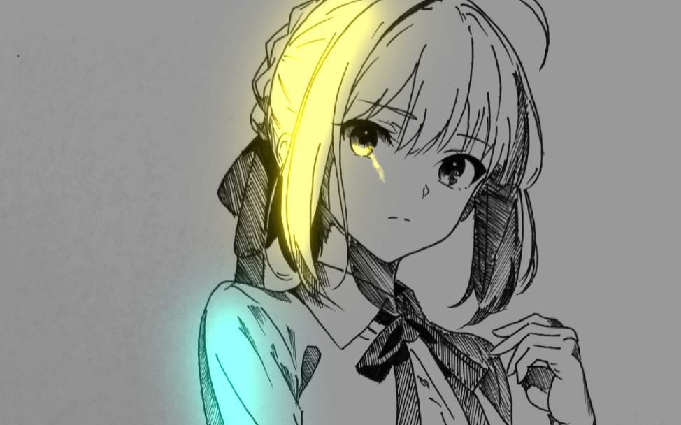 前有运动服saber,后有常服呆毛