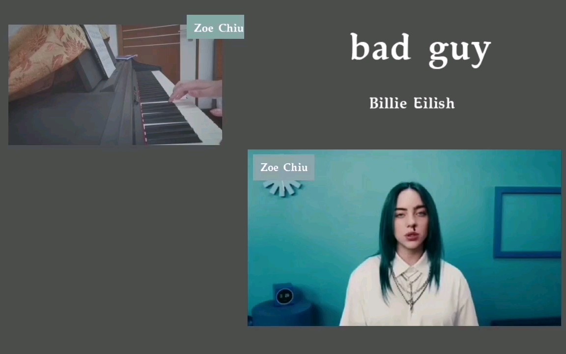 活動作品電鋼琴badguybillieeilish簡易版翻彈