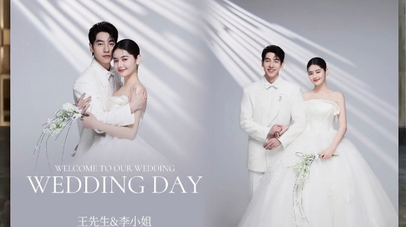 室内婚纱照|拍的就是简约高级感!