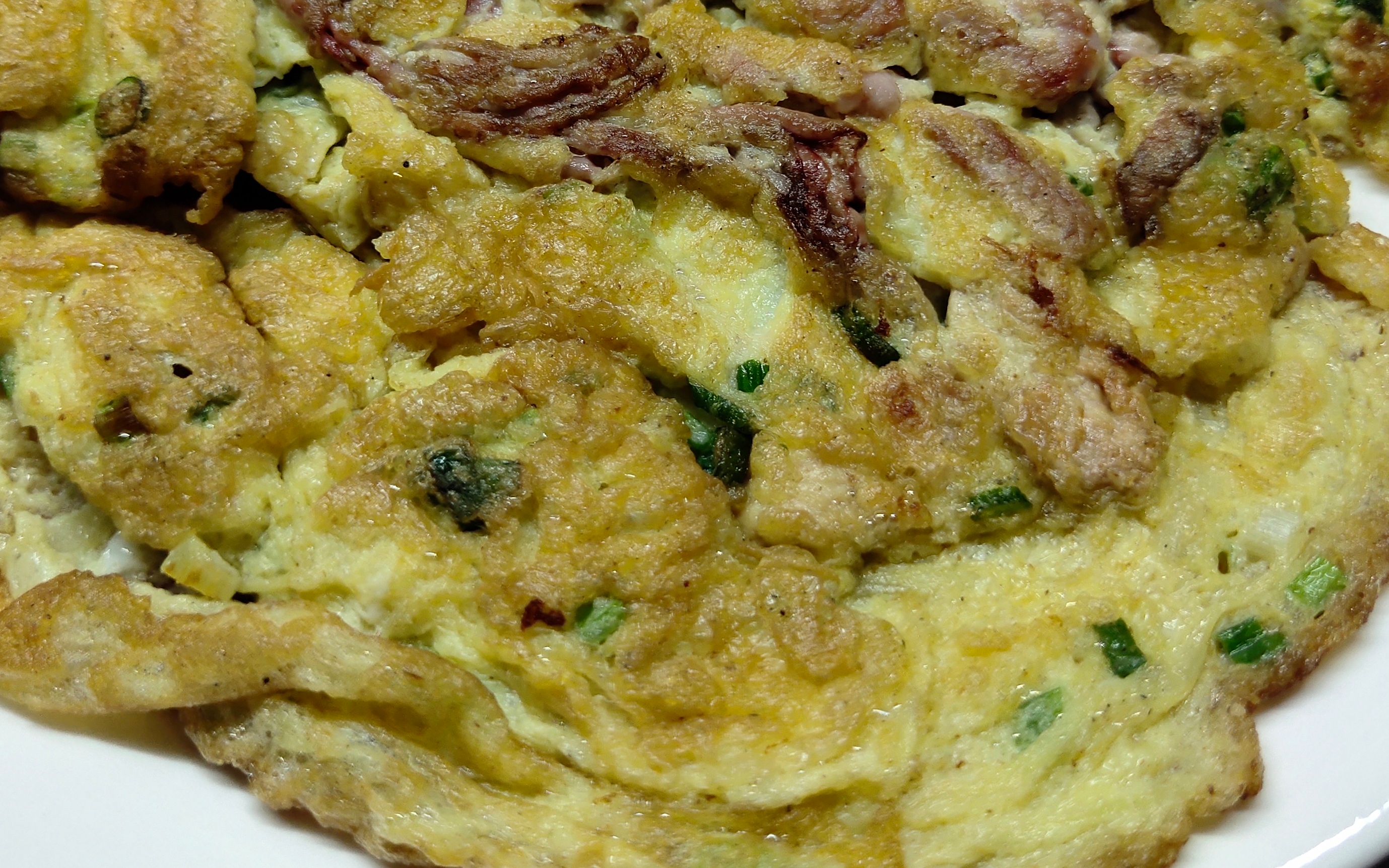 差不多被大家遗忘的美味,鱼肠煎蛋,鲜香美味,口感饱满_哔哩哔哩 (゜