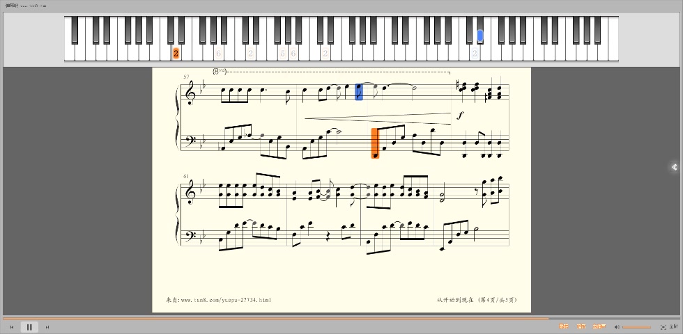 《从开始到现在,钢琴谱》流畅演奏版,巴特尔弹吧钢琴谱吉他谱钢琴曲乐谱五线谱高清免费下载蛐蛐钢琴网哔哩哔哩bilibili