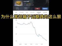 Descargar video: 【CS市场】为什么常规箱子一直跌?