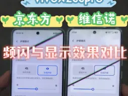 Download Video: 维信诺和京东方频闪显示效果对比 VIVO X200Pro包含荣耀Magic5 Pro