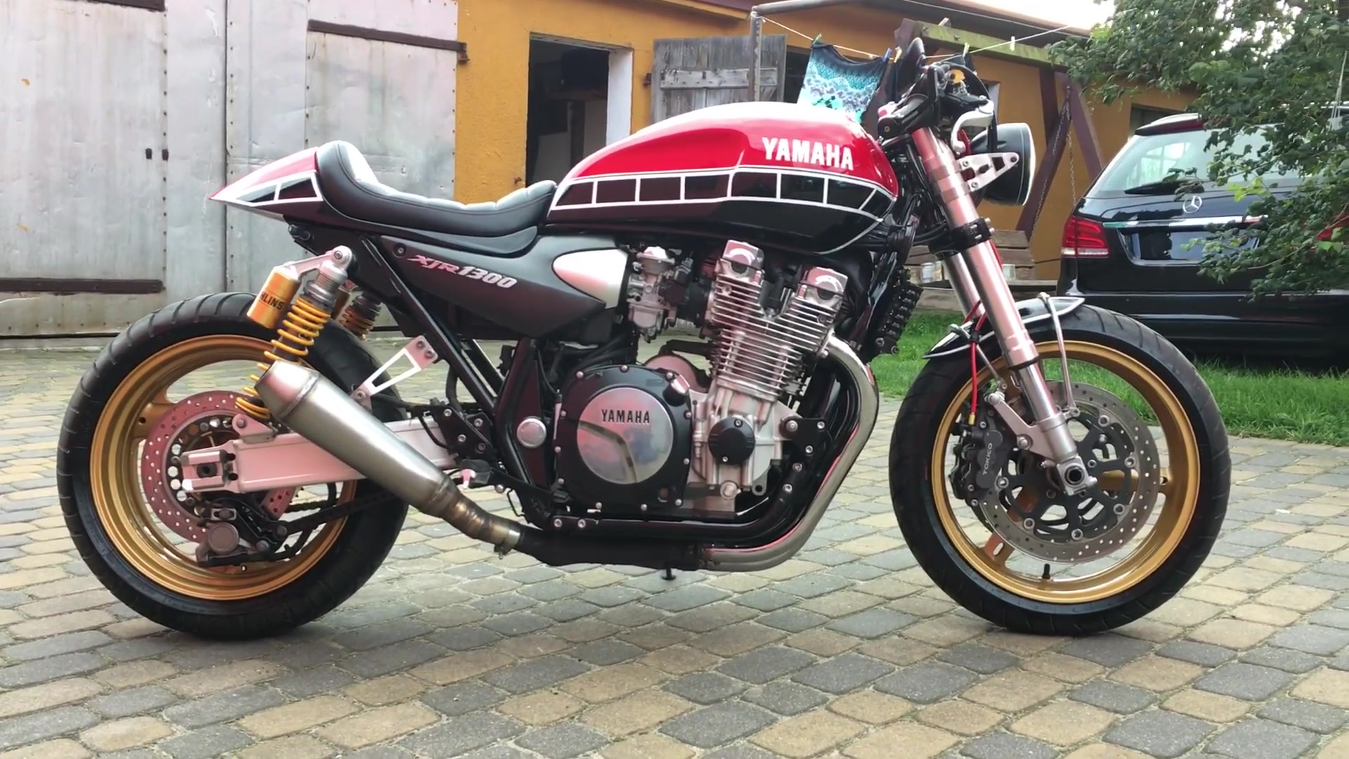 yamaha xjr1300 改装cafe racer风格复古摩托车