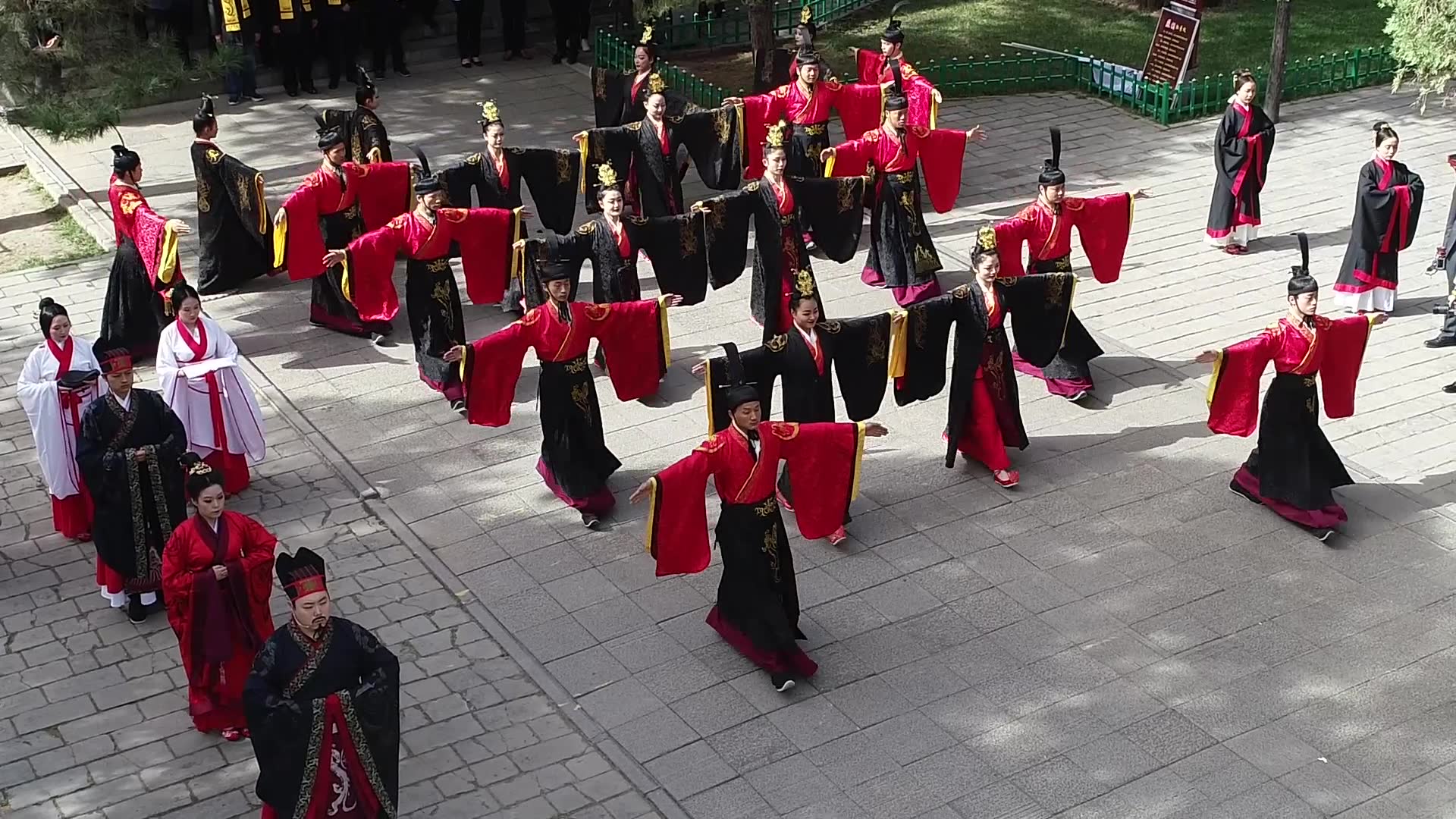 [图]黄帝陵五色土取土仪式