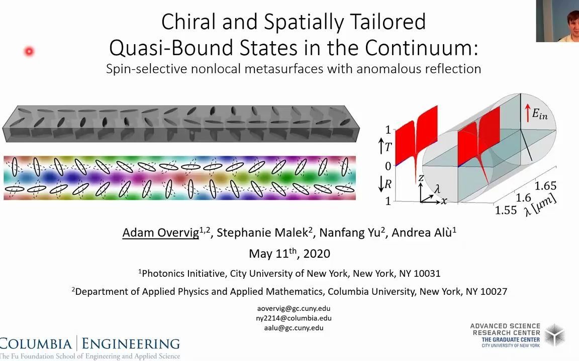 OSA  Chiral and Spatially Tailored QBIC哔哩哔哩bilibili