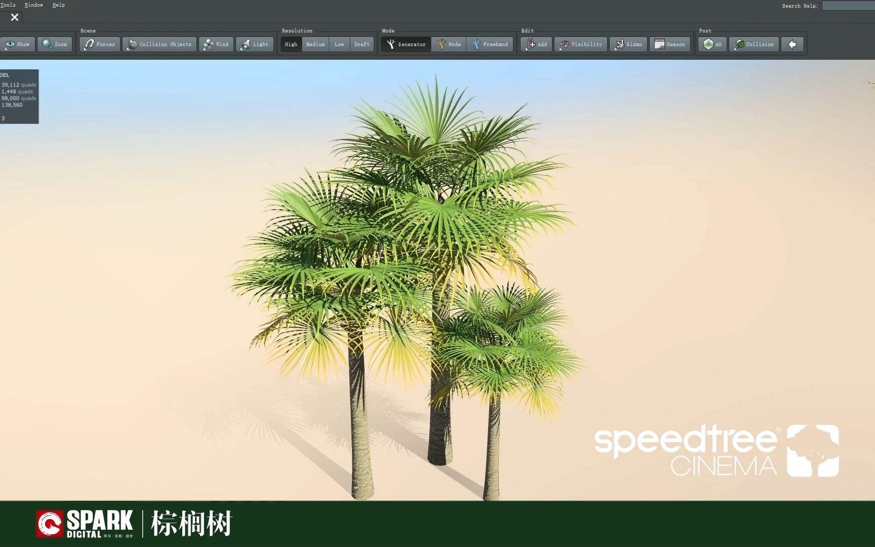 [图]Speedtree_棕榈树