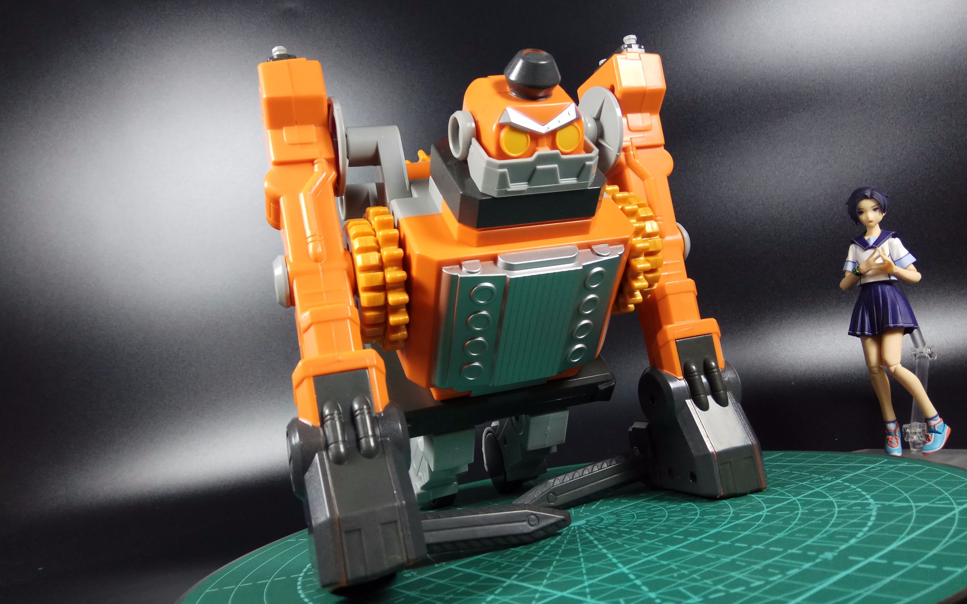 [黑塔模玩分享077]卡酷代理 万代 齿轮战兽 gg07 电力驱动 狂暴巨猿