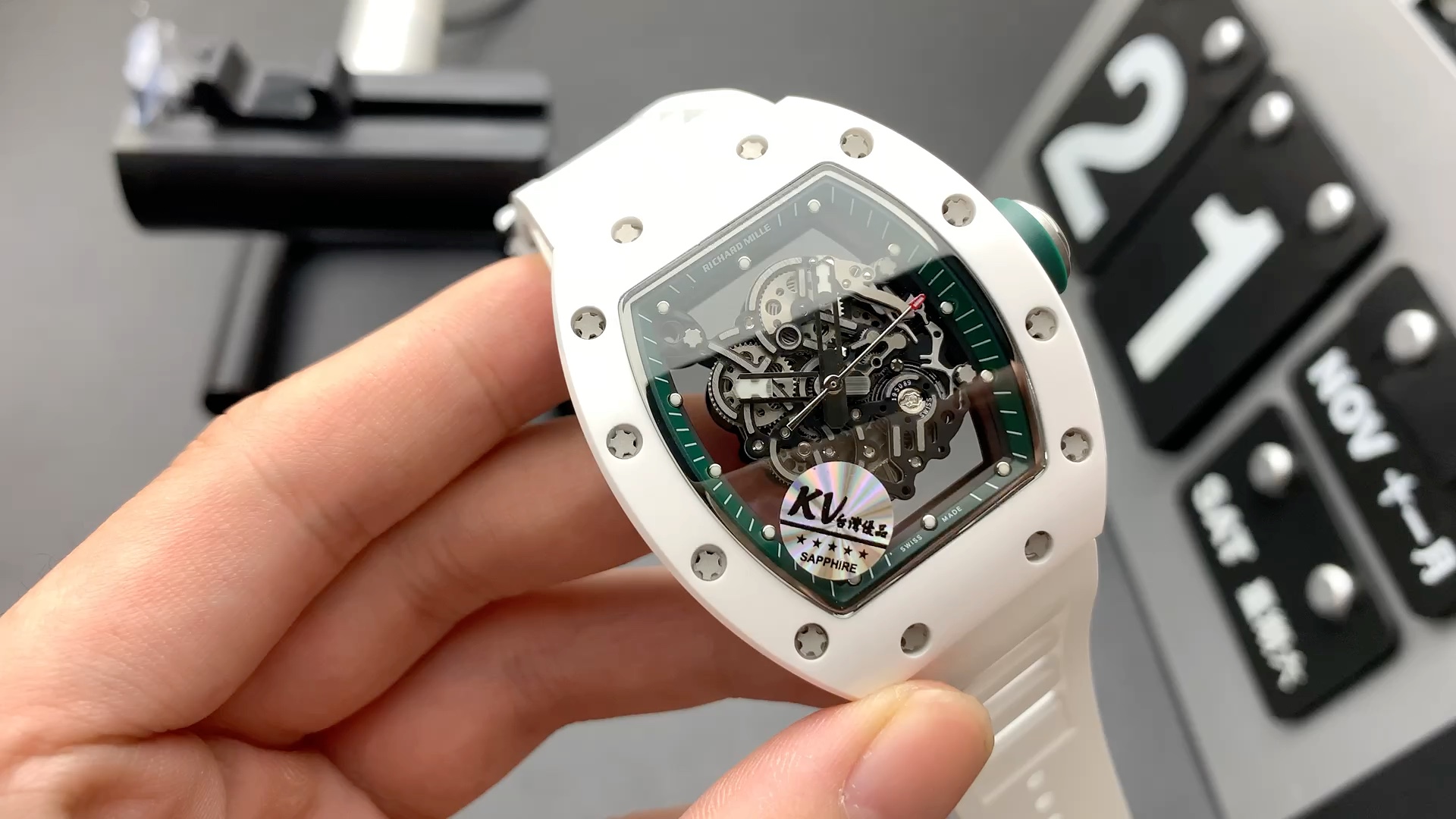理查德米勒 kv 白陶瓷