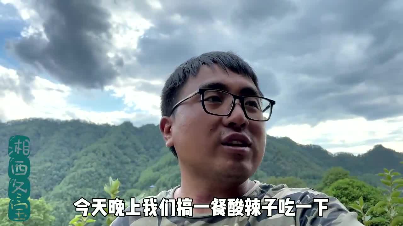 湘西大山酒席必备美食,妈妈炒了一盘,冬宝直呼还是手工的好吃!