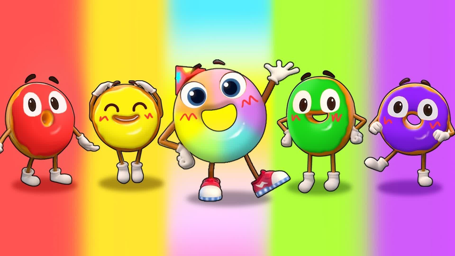 【babybus】用十个甜甜圈学习颜色learn colors with ten donuts