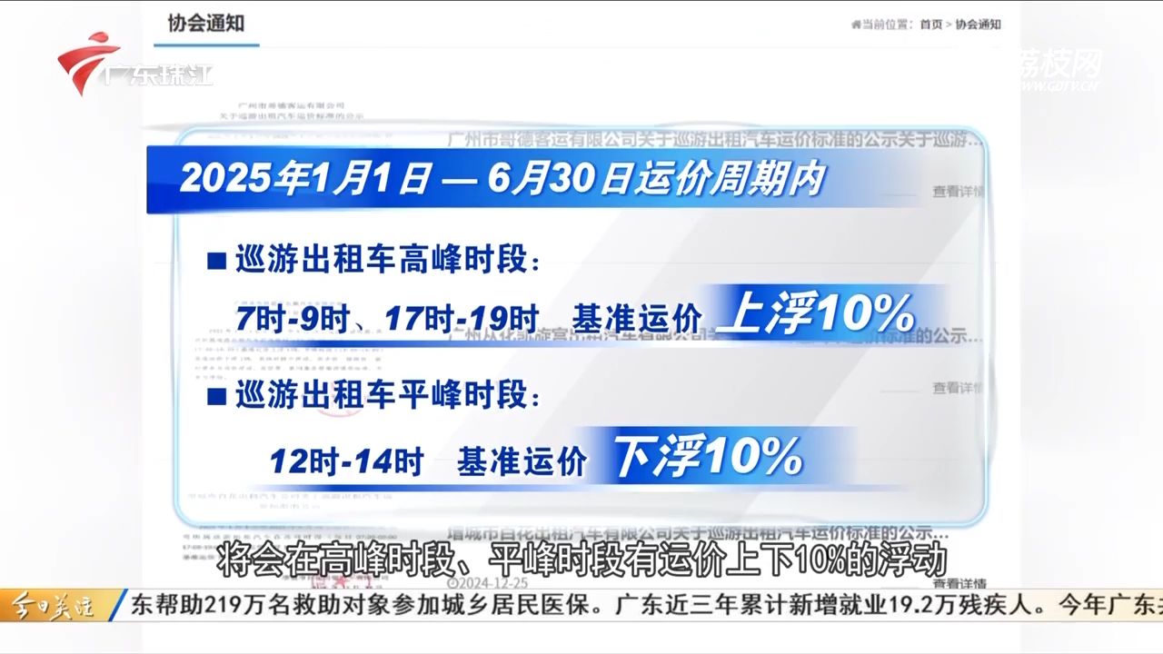 【粤语新闻】广州多家出租车公司公示新运价标准 高峰期基准运价运价上浮10% 平峰期下浮10%哔哩哔哩bilibili