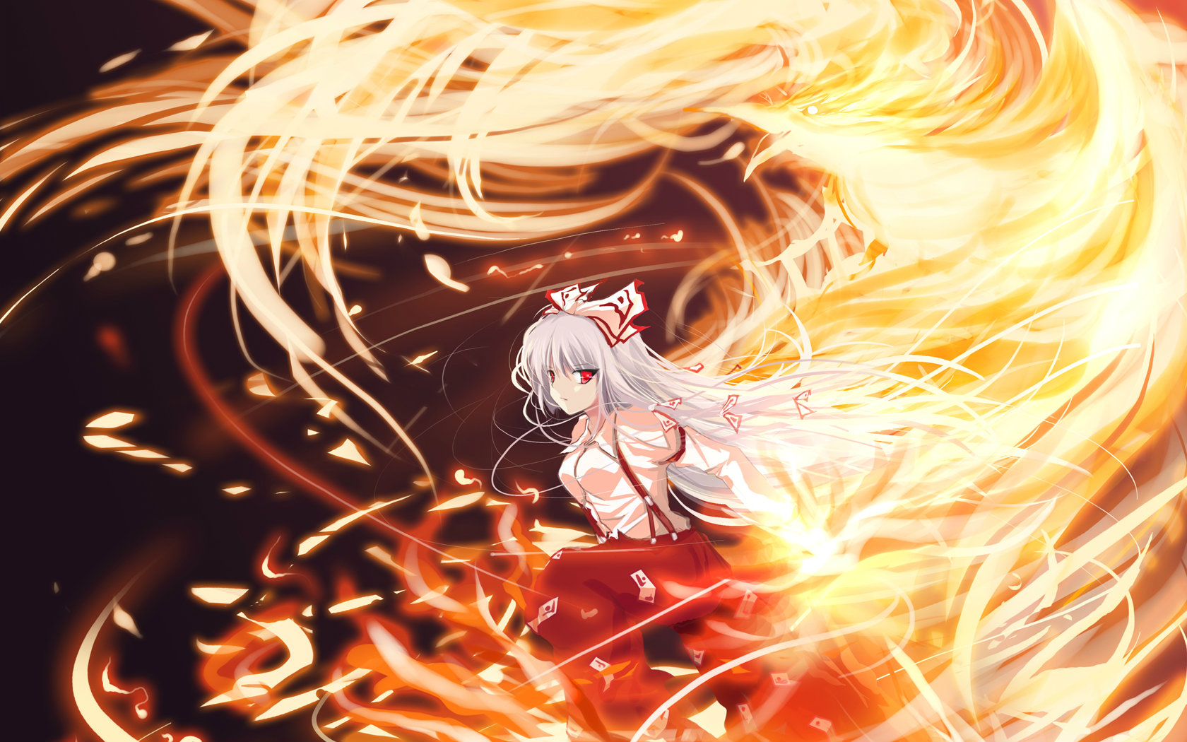 [东方project][stg][凯风快晴]沙包第2ex!东方永夜抄妹红初通_哔哩哔