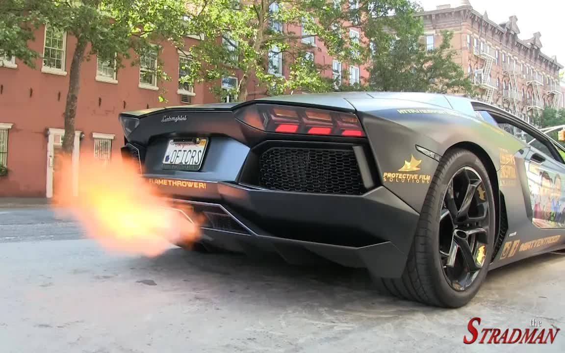 兰博基尼大喷火器ipeinnotech排气管