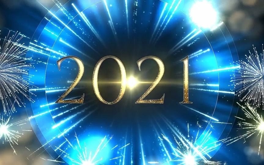 ae模板:2021新年跨年庆祝活动60秒倒计时开场动画金色钟表模板 new