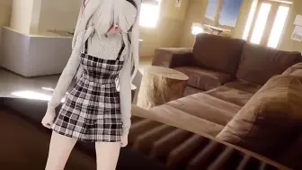 Download Video: 「MMD/弱音」143 / 我爱你【Haku】