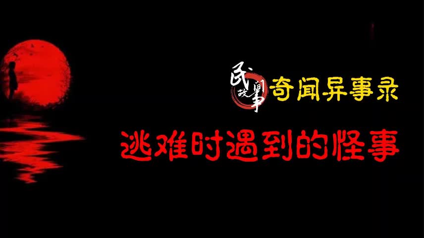 【奇闻异事录】逃难时遇到的怪事哔哩哔哩bilibili