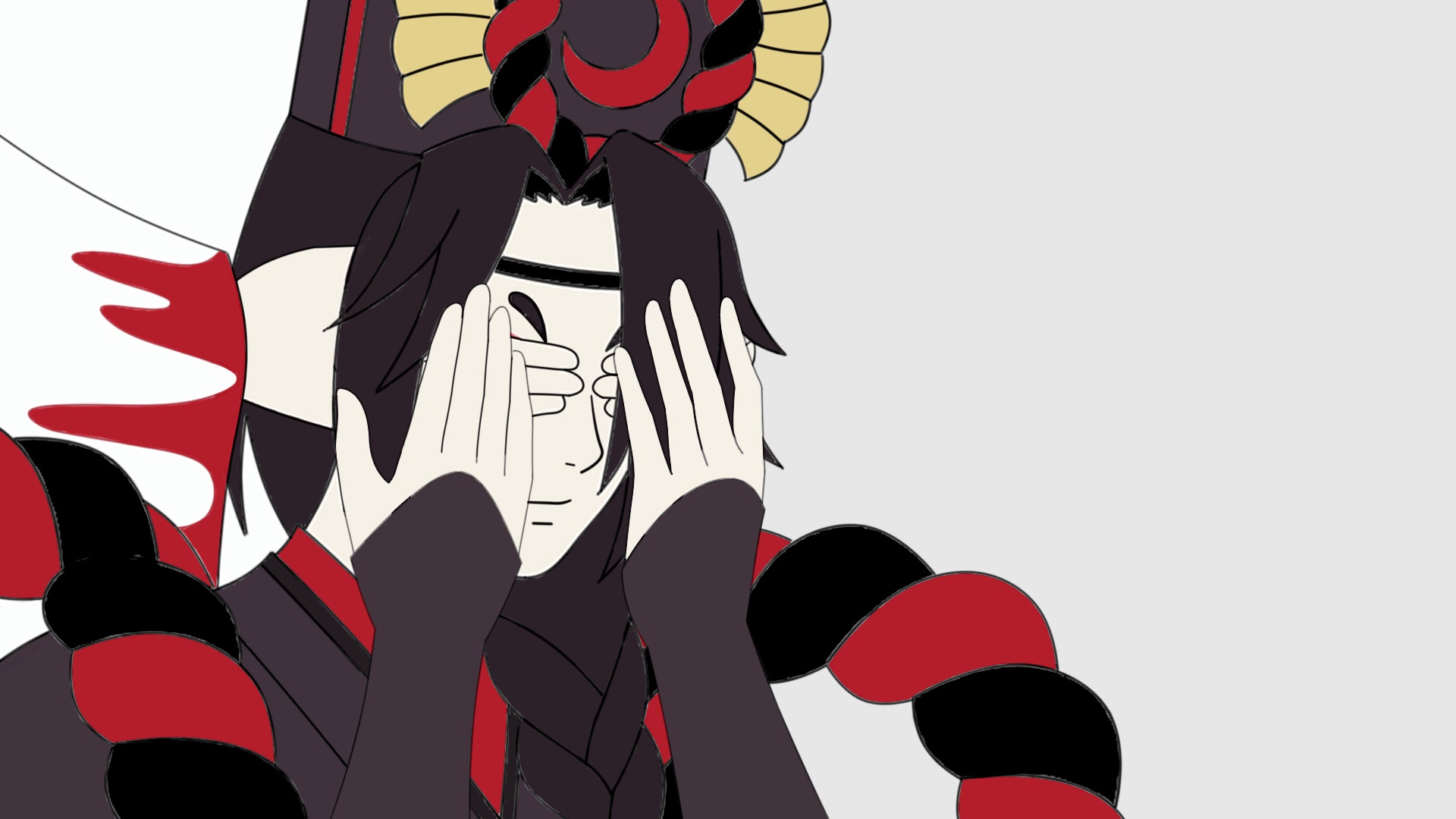 活动作品阴阳师手书鬼使黑白猜猜我是谁