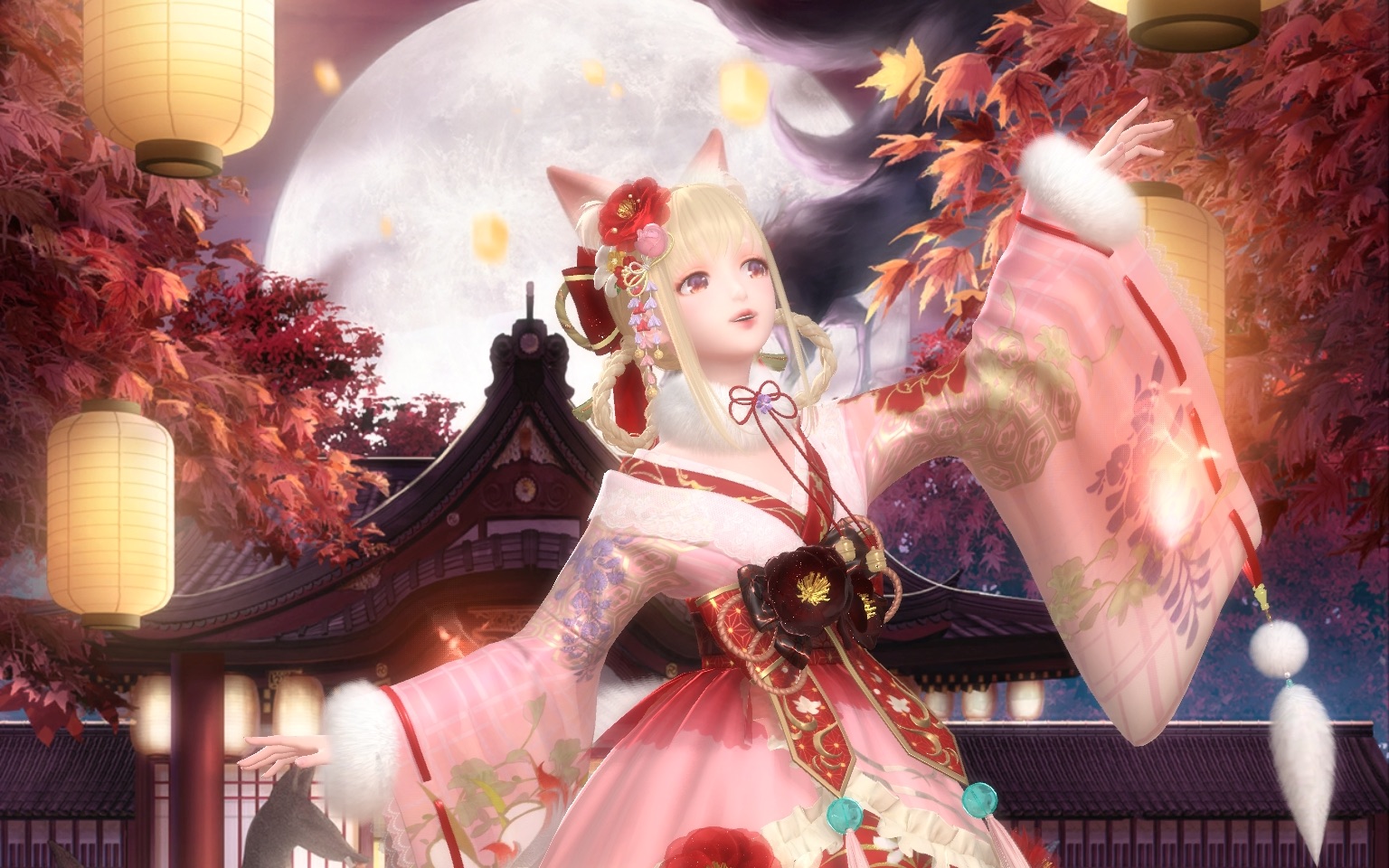 【闪耀暖暖·锦狐灼灼】互动展示