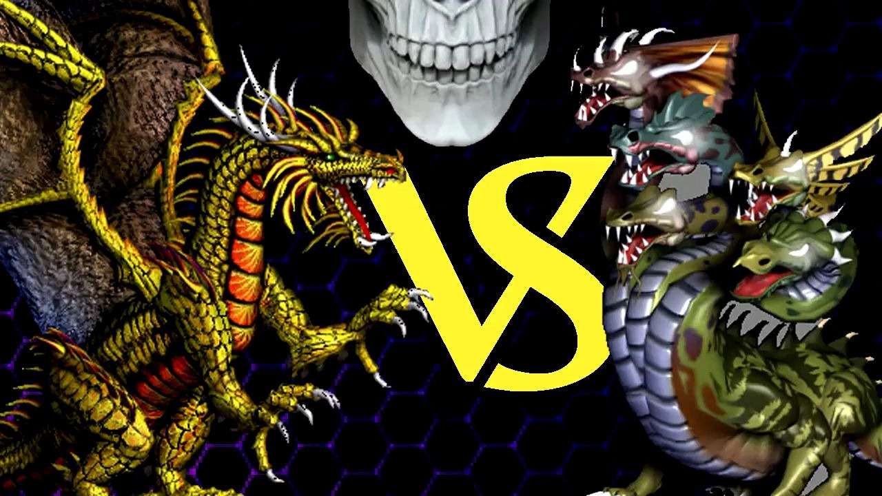 英雄无敌3群殴单挑谁更强金龙vs九头