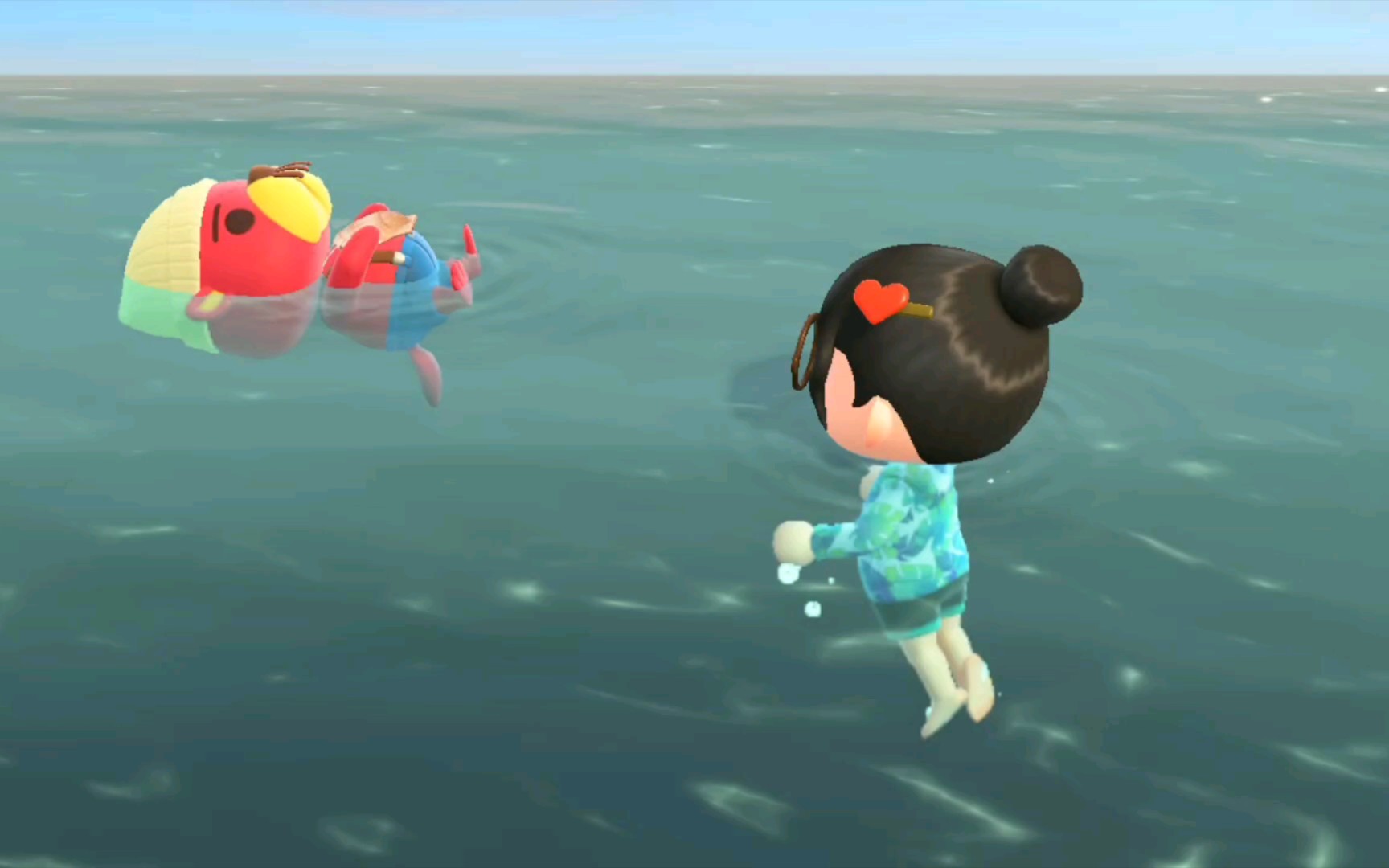 活动作品动森喜欢收集吃扇贝的阿獭