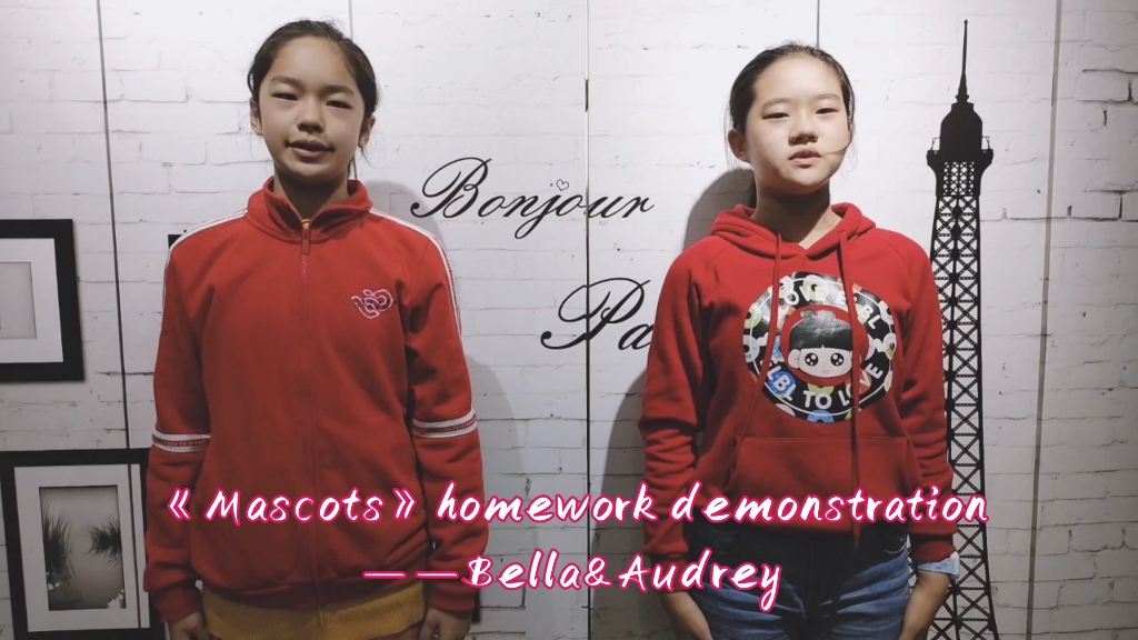 《Mascots》homework demonstration——Bella&Audrey哔哩哔哩bilibili