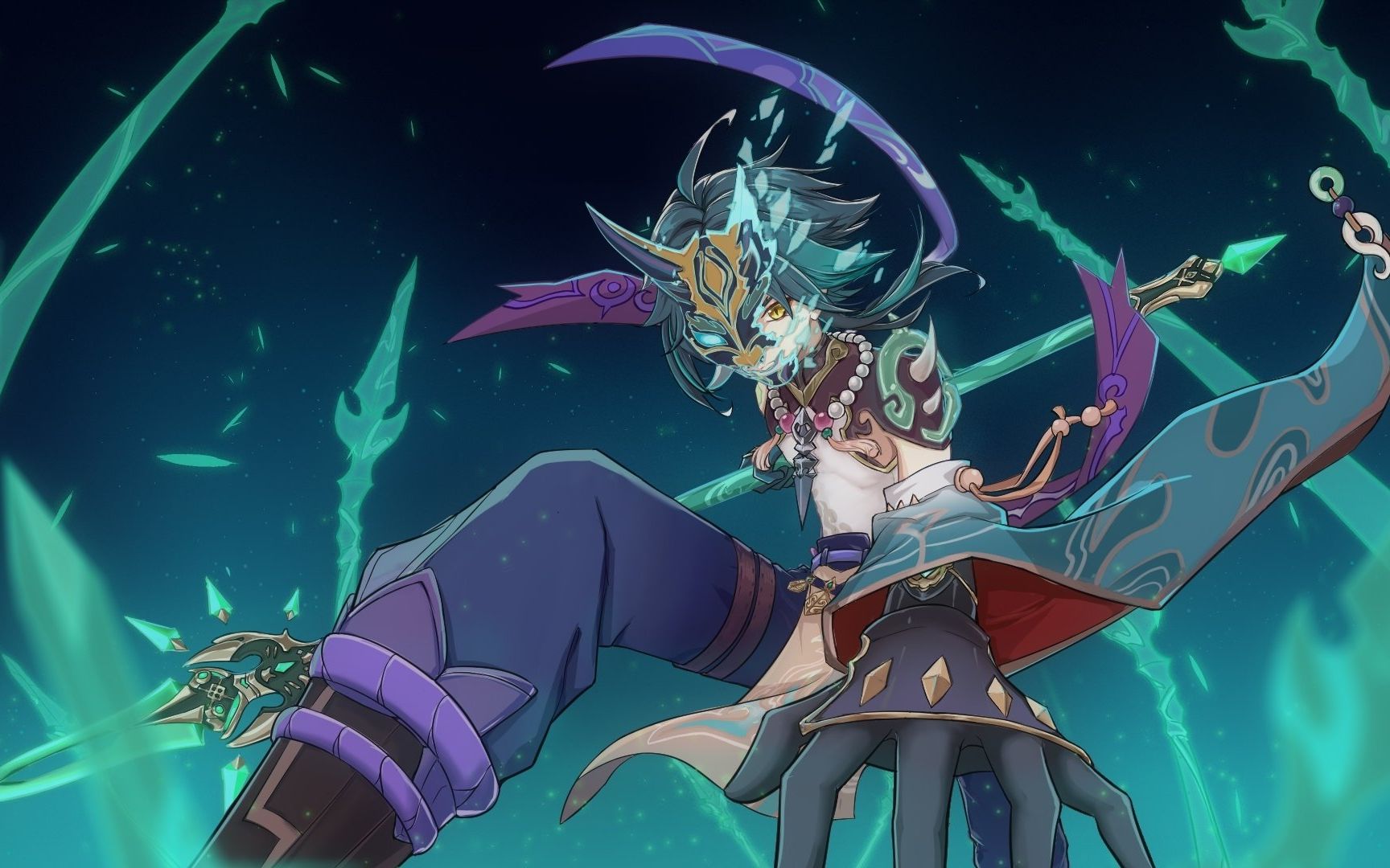 原神深渊122黄金王兽魈就决定是你了