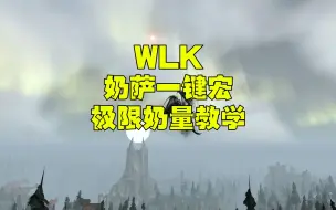 下载视频: 巫妖王之怒魔兽世界3.35 wlk奶萨一键宏 手法输出极限伤害教学