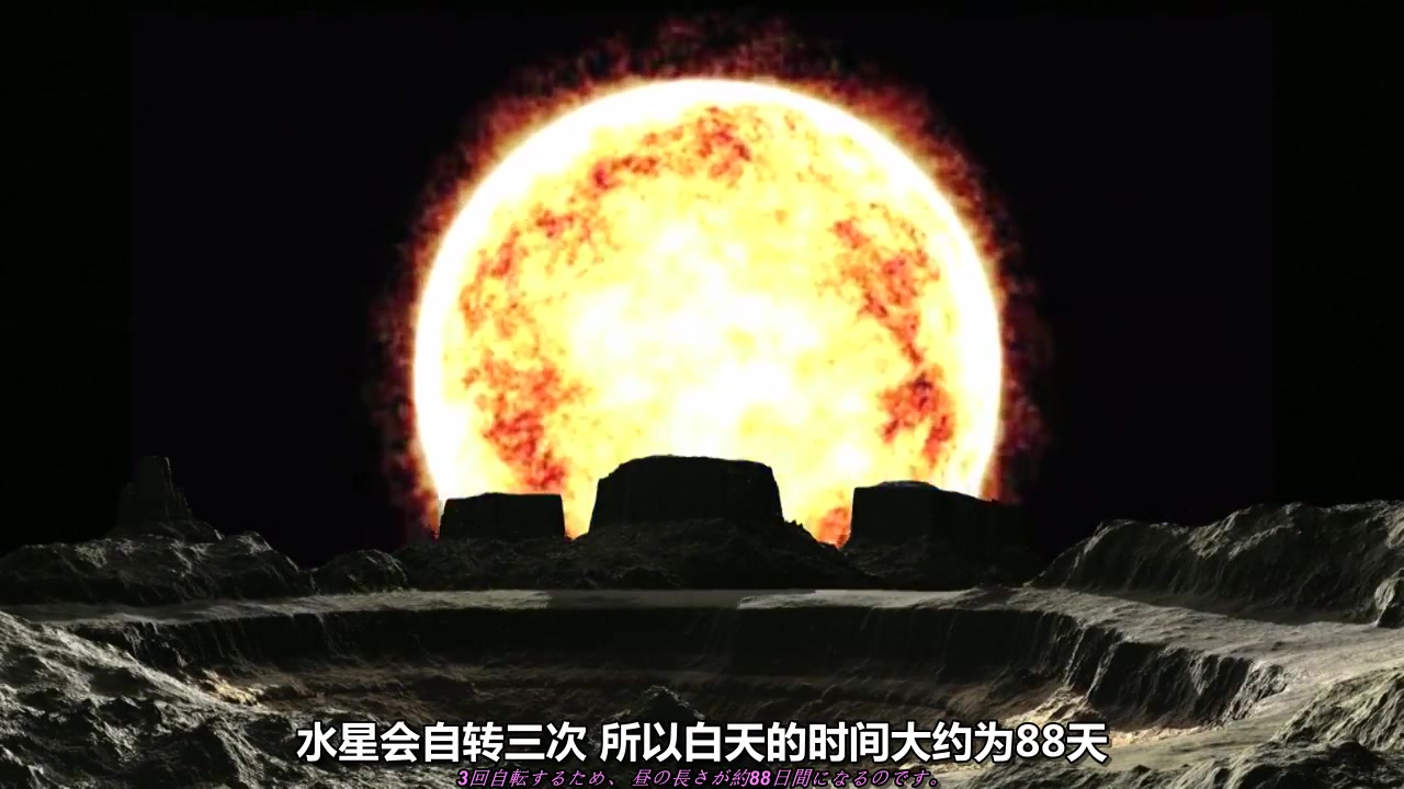 [图]【科普】4个太阳系的行星们的小秘密（中日字幕）