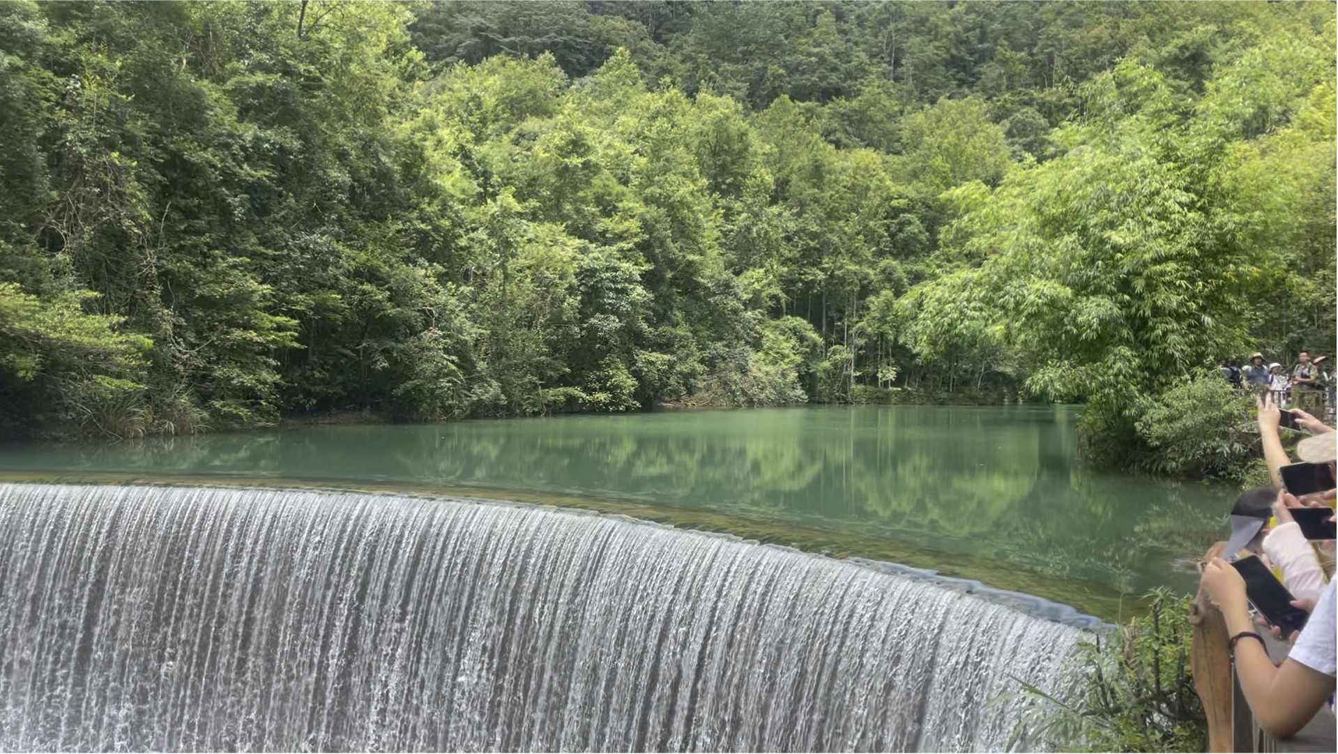 贵州之旅 荔波小七孔 观景vlog 05 绝美卧龙潭瀑布