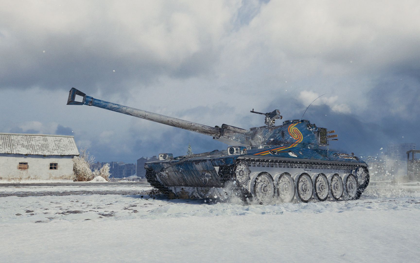 【坦克世界3d涂装展示】udes 14 alt5-ski patrol(滑雪的巡逻兵)