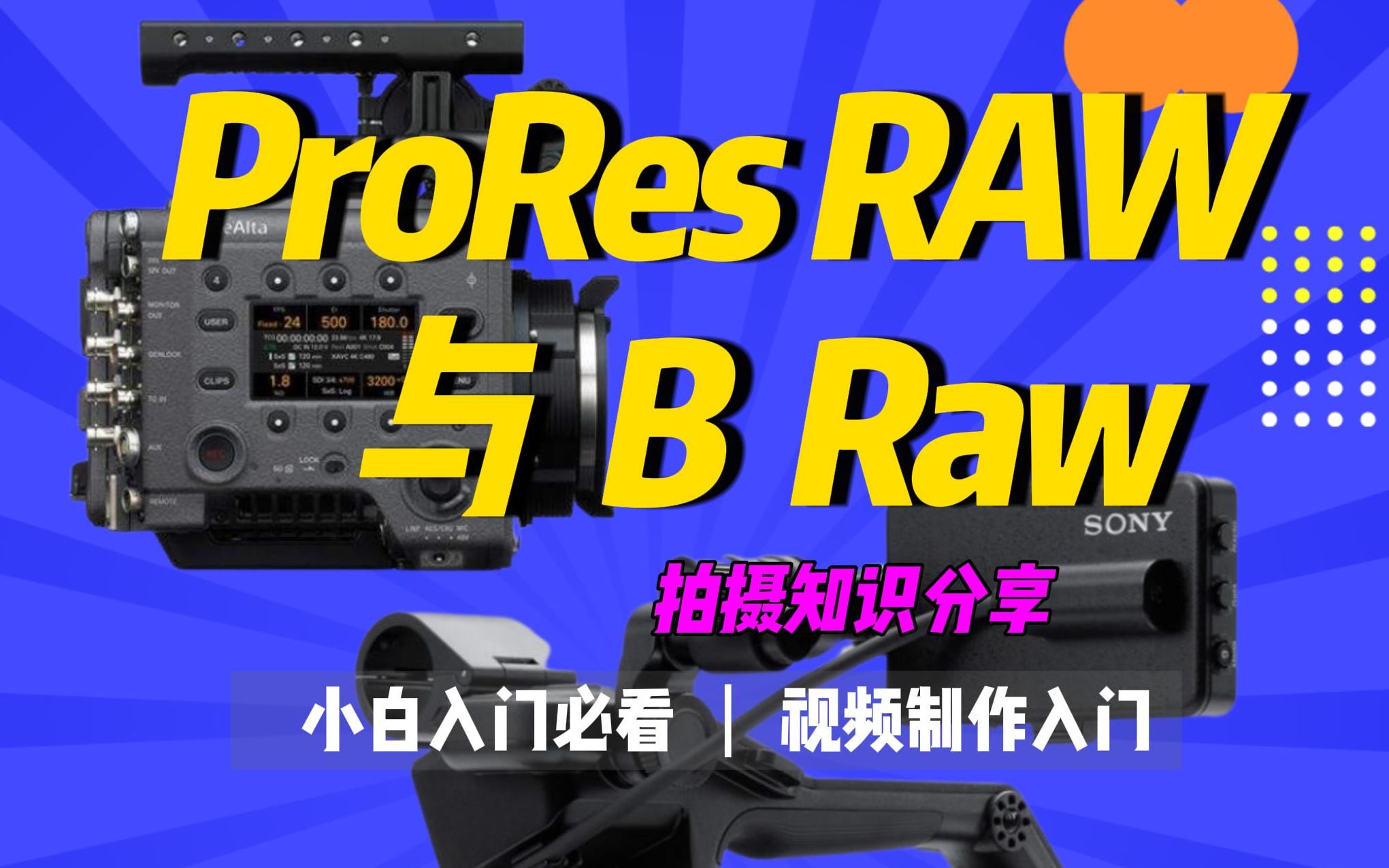 【影视制作小科普】ProResRAW 与B RAW是什么?哔哩哔哩bilibili