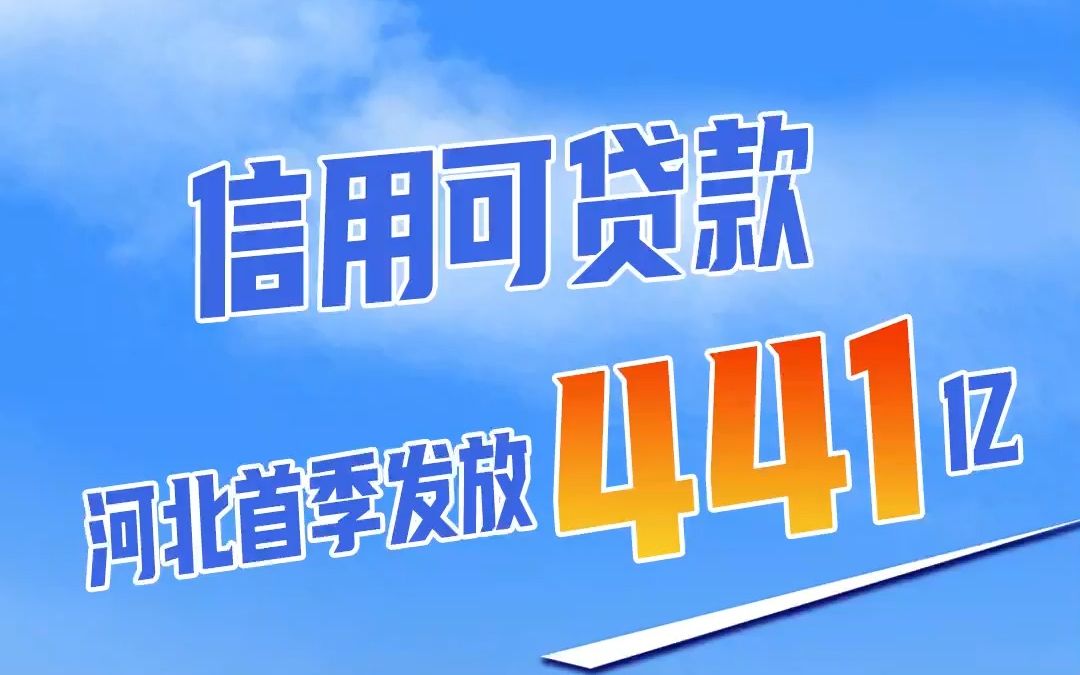 信用可贷款!河北首季发放441亿,河北省100%设区市、县级市进入全国前100名,整体位于第一梯队.哔哩哔哩bilibili