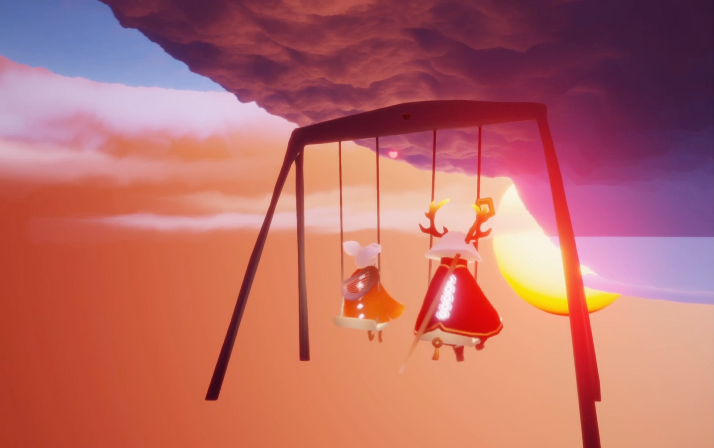 光遇梦想季圆梦村雪隐峰风景打卡