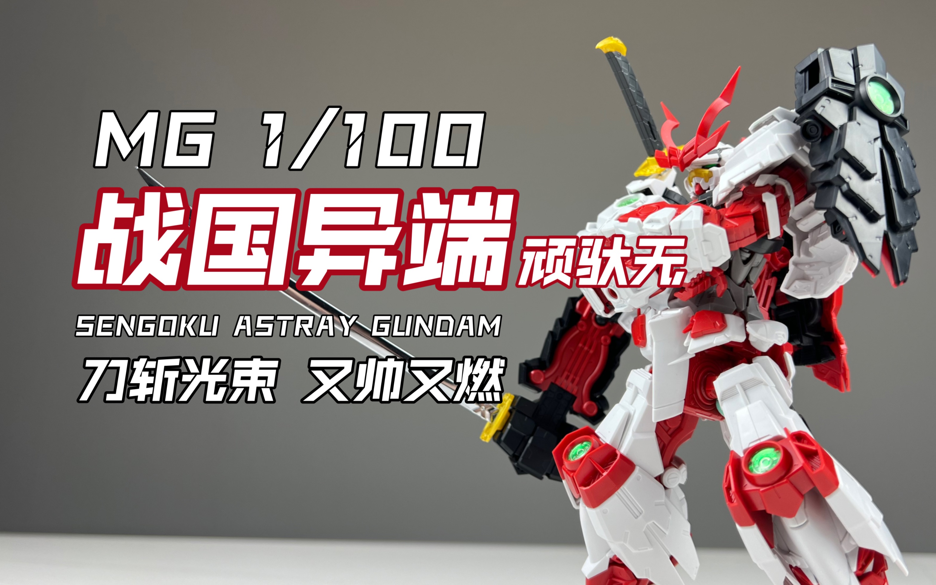 [嘟醋拼盘] 造型优秀 玩点不足 万代mg战国异端顽驮无高达素组流程及