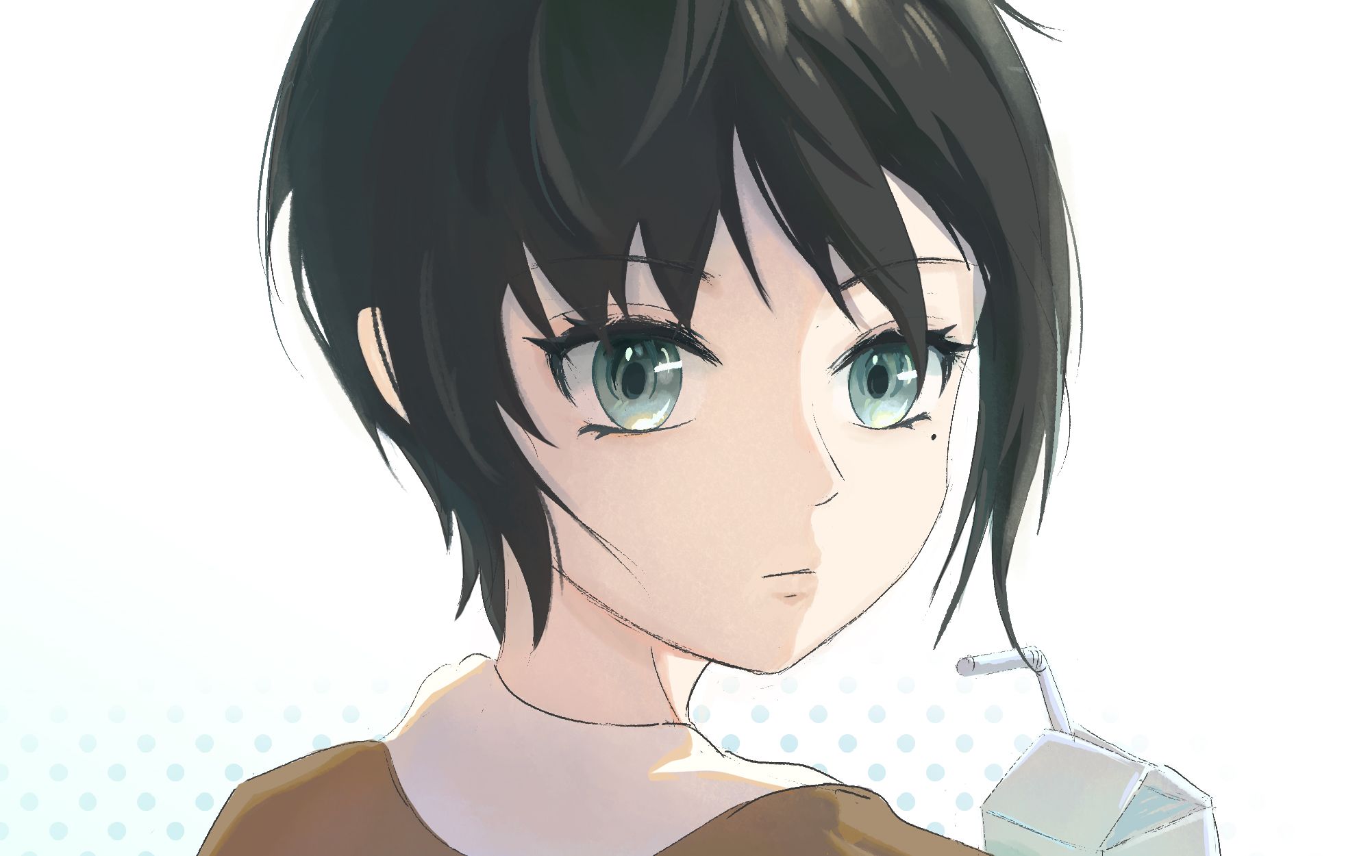 覆面系noise 柚子同人绘画过程