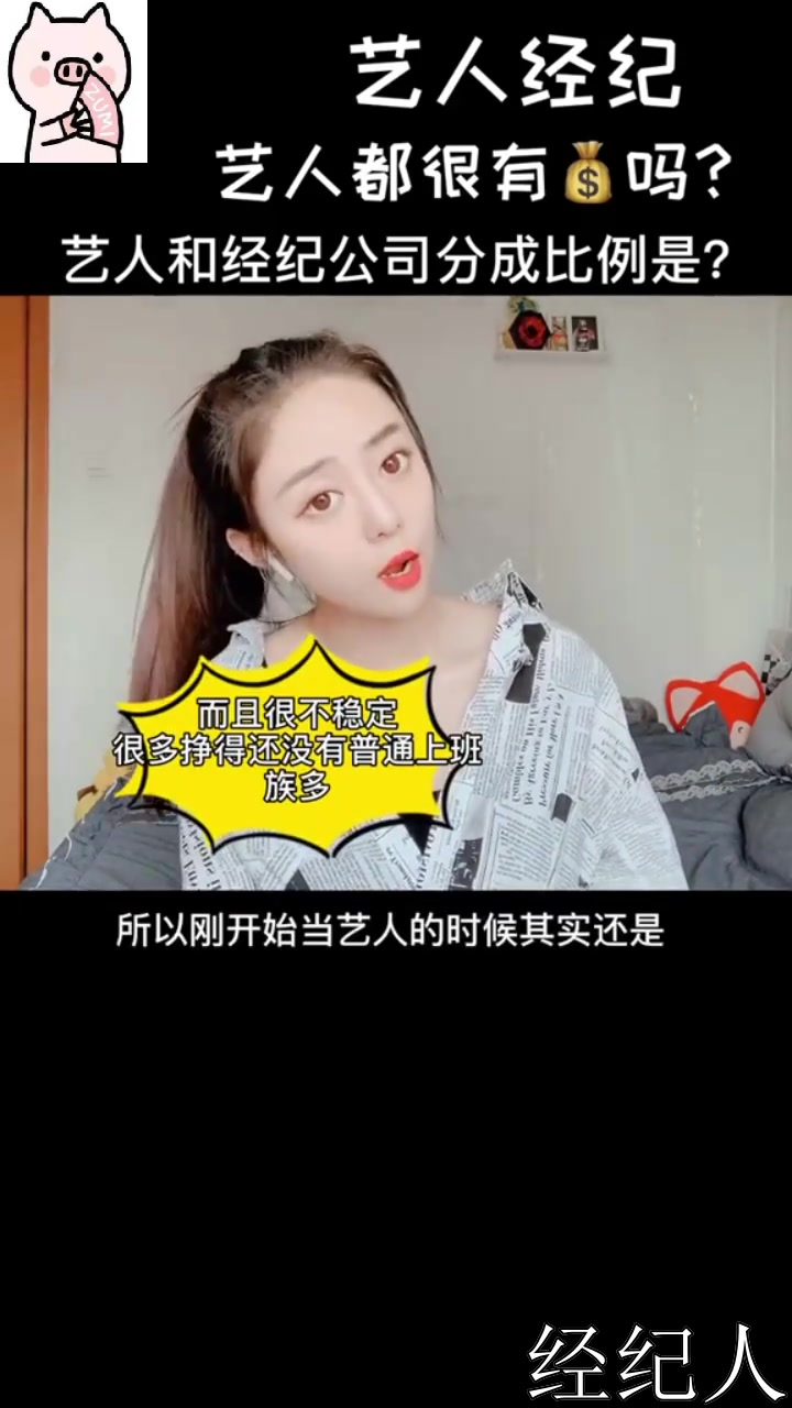 明星都赚很多?经纪公司怎么分成?干货来咯哔哩哔哩bilibili