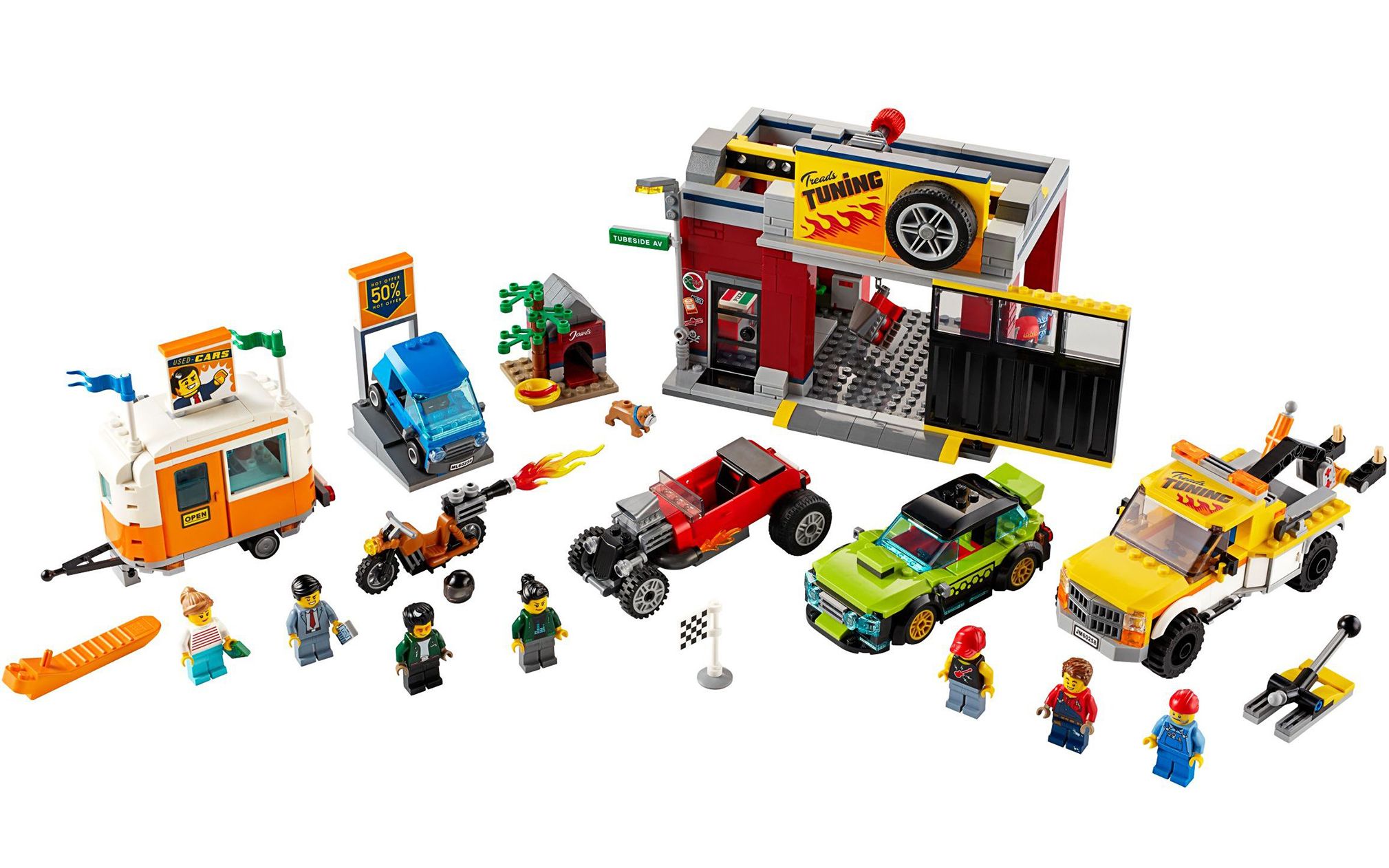 乐高 lego 60258 城市系列 汽车维修中心 2020速拼评测