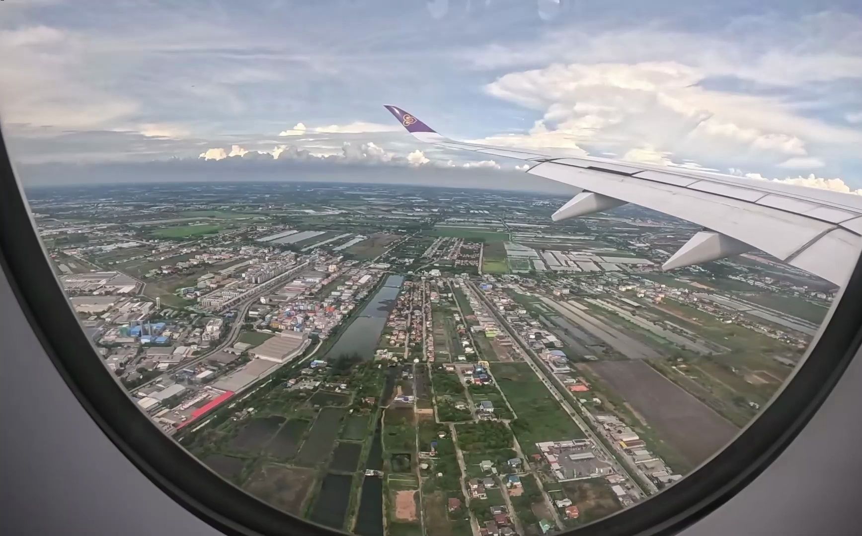 泰国航空 A350900 香港特别行政区 飞往 泰国曼谷 ＂全程飞行＂哔哩哔哩bilibili