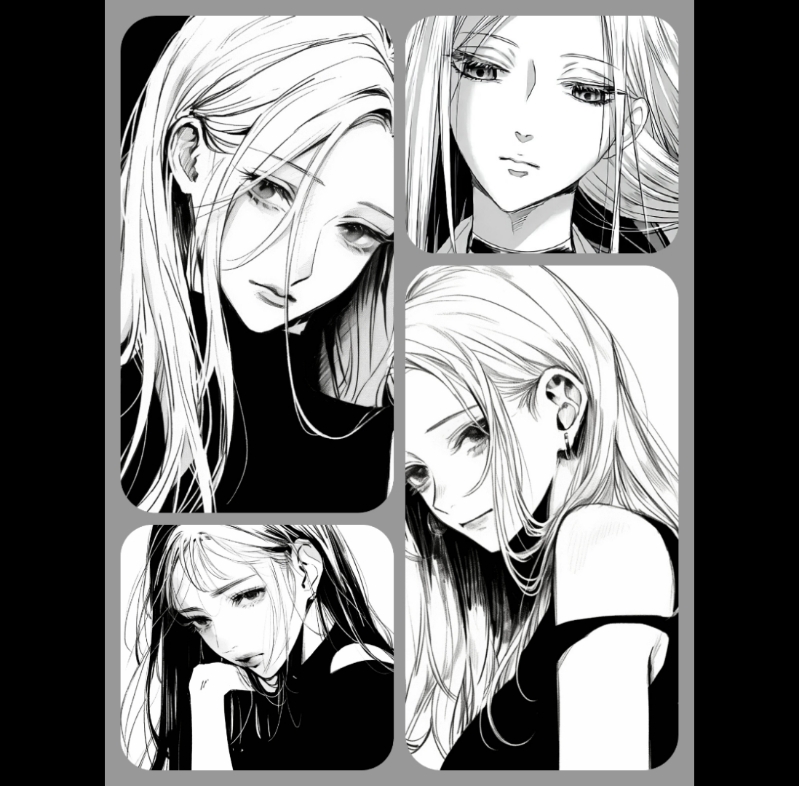 掌握绝对实力 压倒一切质疑 #黑白女漫 #风格女漫 #漫头