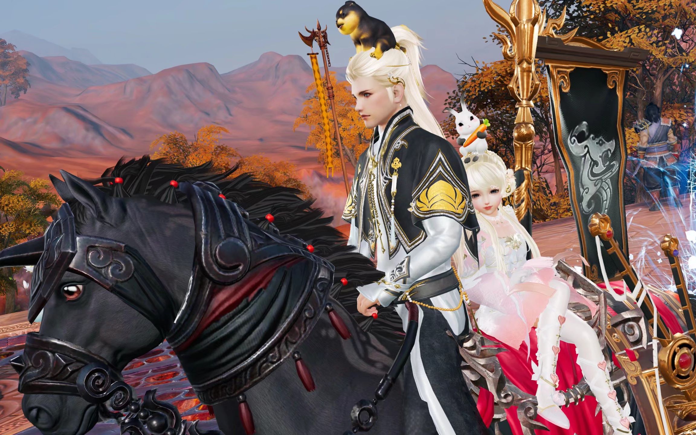 【剑网三】晴岚绘礼盒实装萝莉背正太