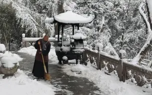 下载视频: 杭州灵隐寺雪景