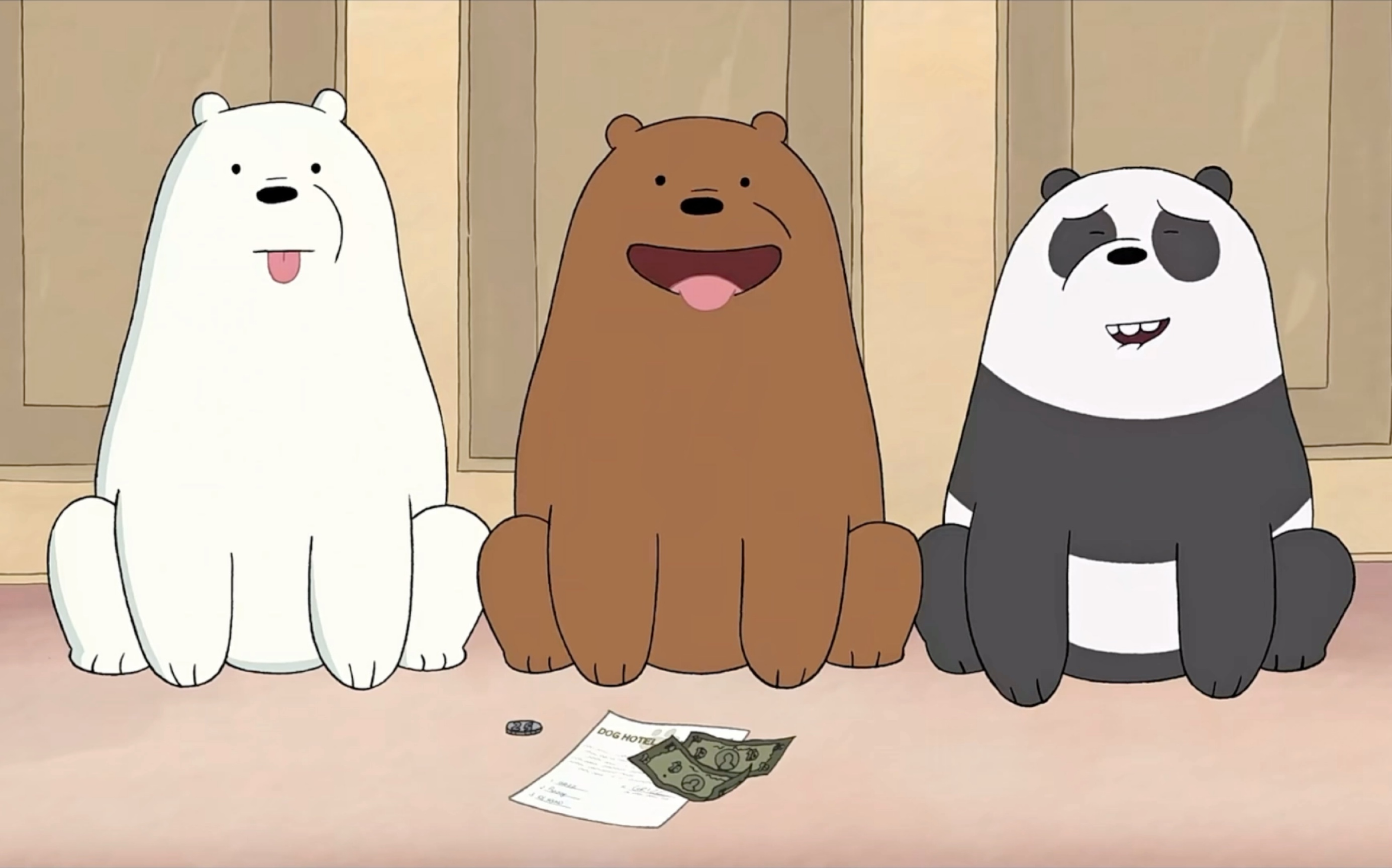 三只熊壁纸横屏高清图片