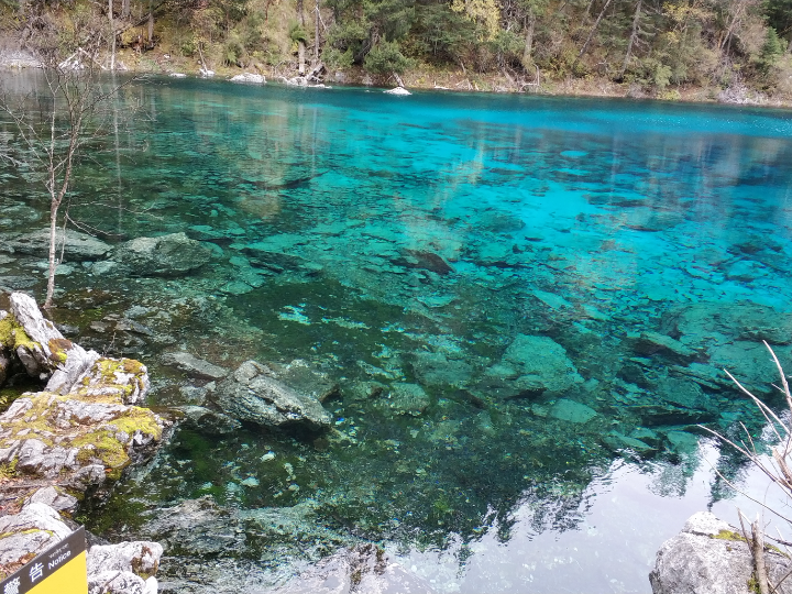 [图]神奇的湖水，九寨沟