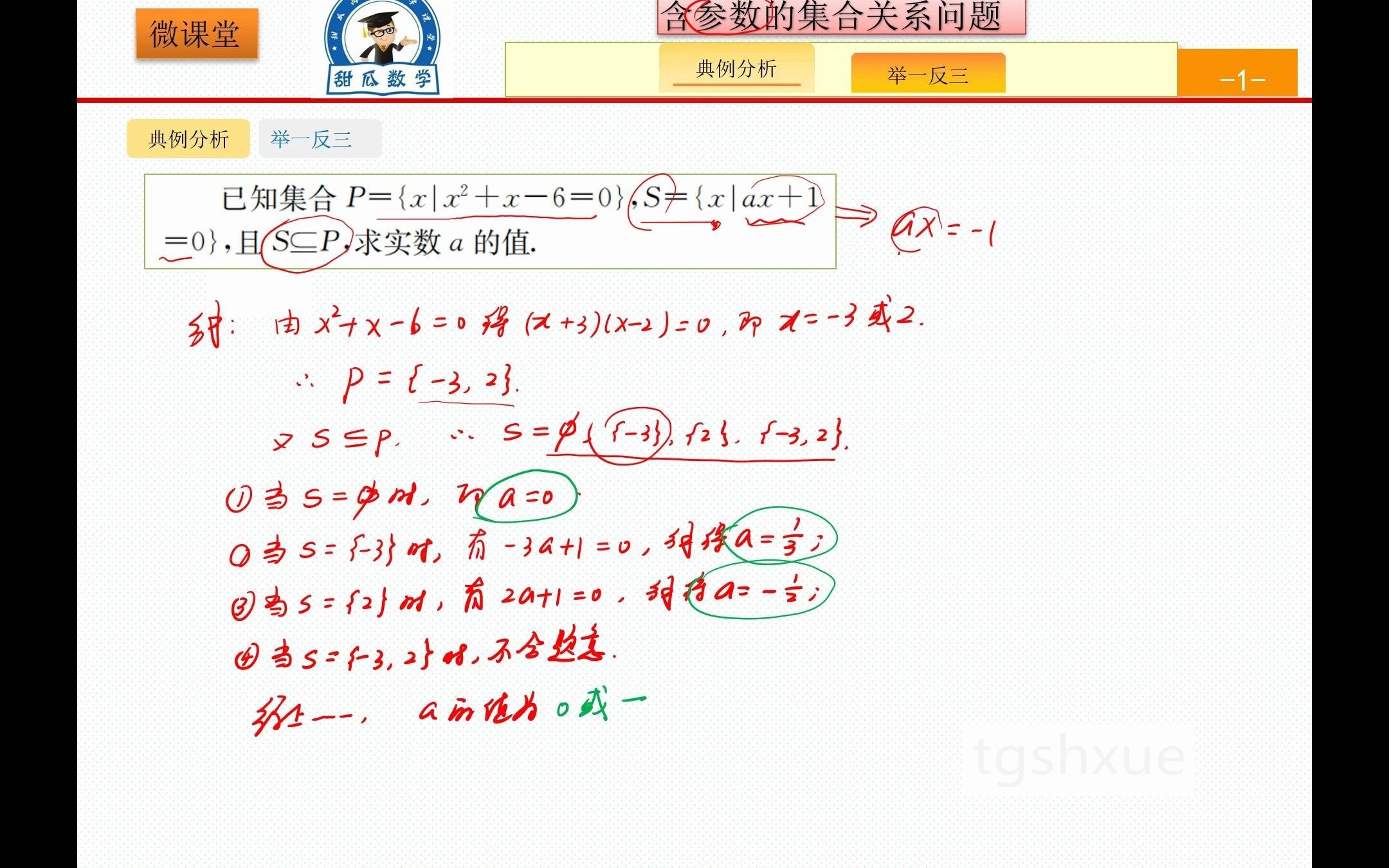 [图]含参数的集合关系问题