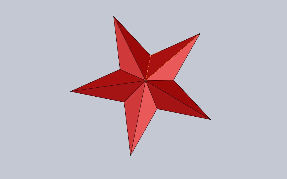 solidworks-1-solidworks绘制五角星.